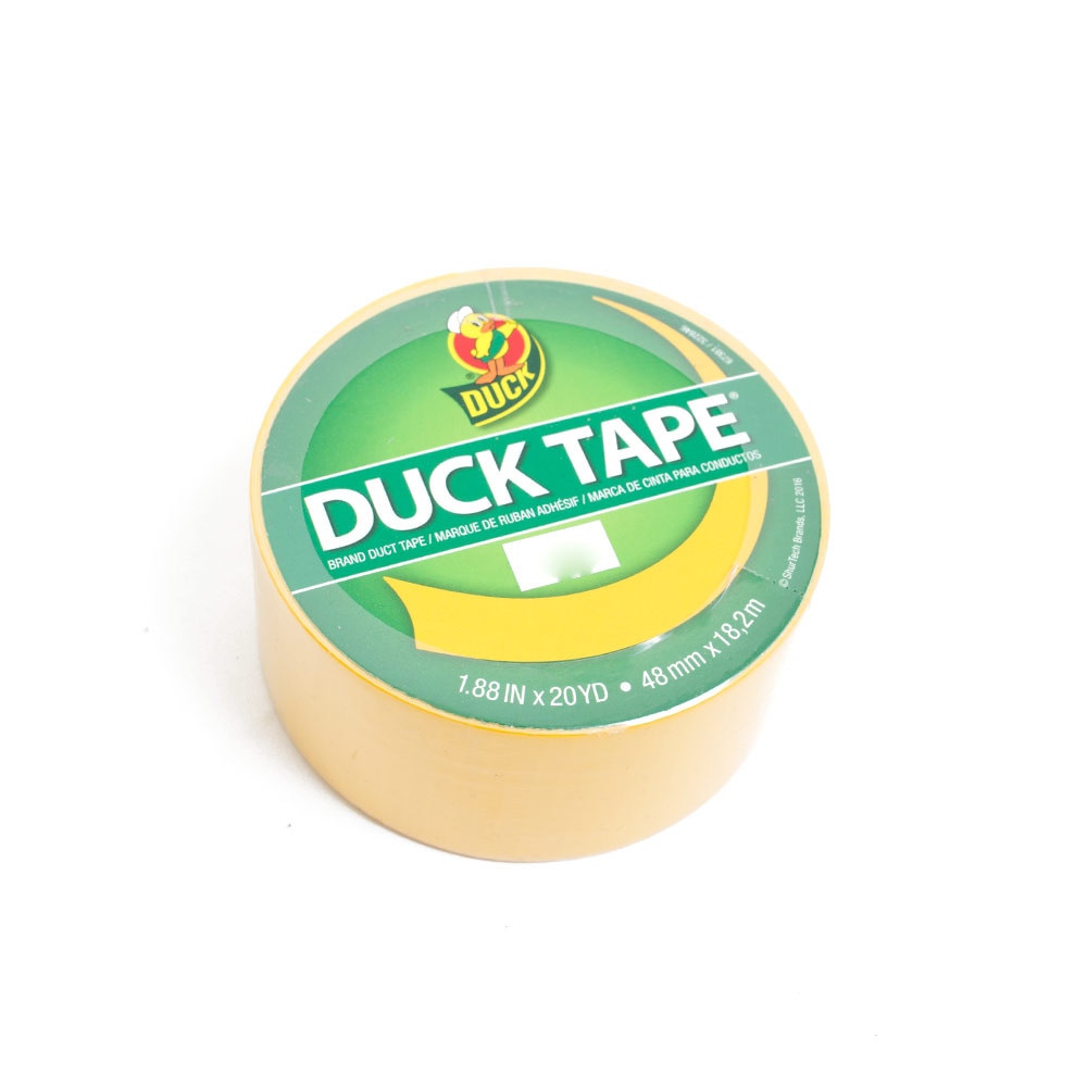 Tape, Art & School, 1", Duck Brand, Duct Tape, Yellow, 10 yard, 5451